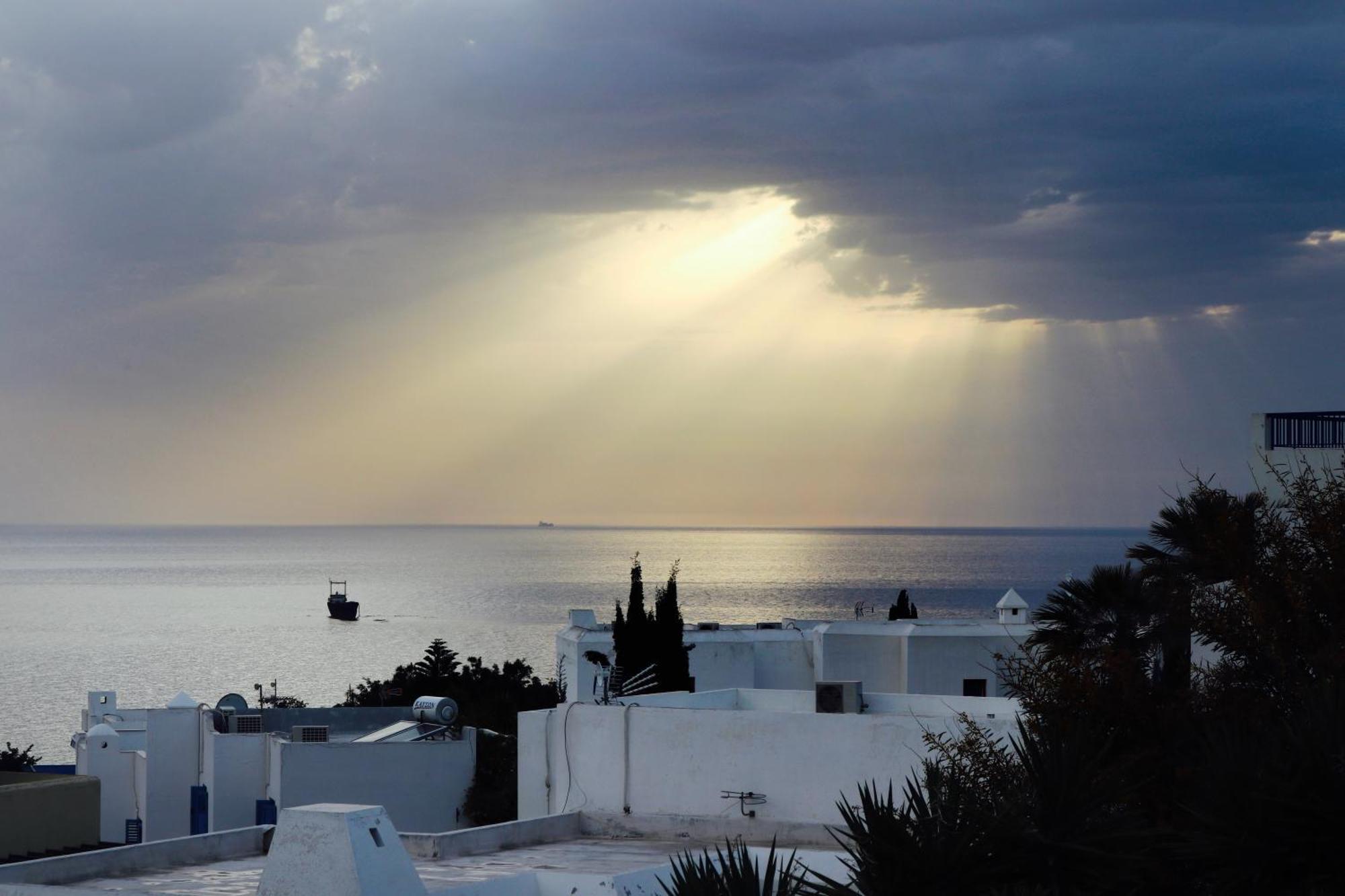 Ikaria Village Sea View Apartment Paphos Eksteriør billede